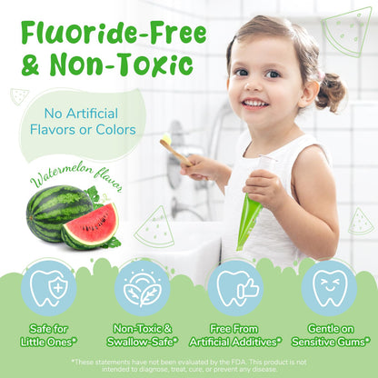 Baby Fluoride-Free Toothpaste Watermelon 2-Pack