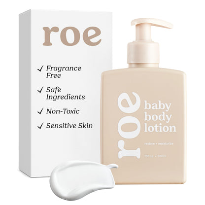 Fragrance Free Baby Lotion for Sensitive Skin Lightweight Care