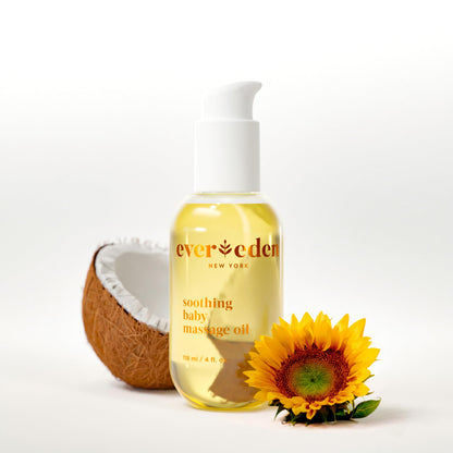 Baby Massage Oil Fragrance-Free Gentle Care 4oz