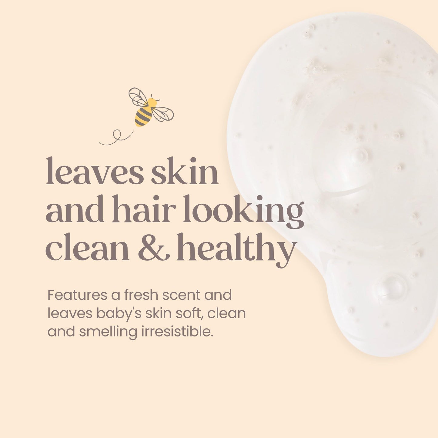Baby Shampoo and Body Wash Tear Free Gentle Daily Care