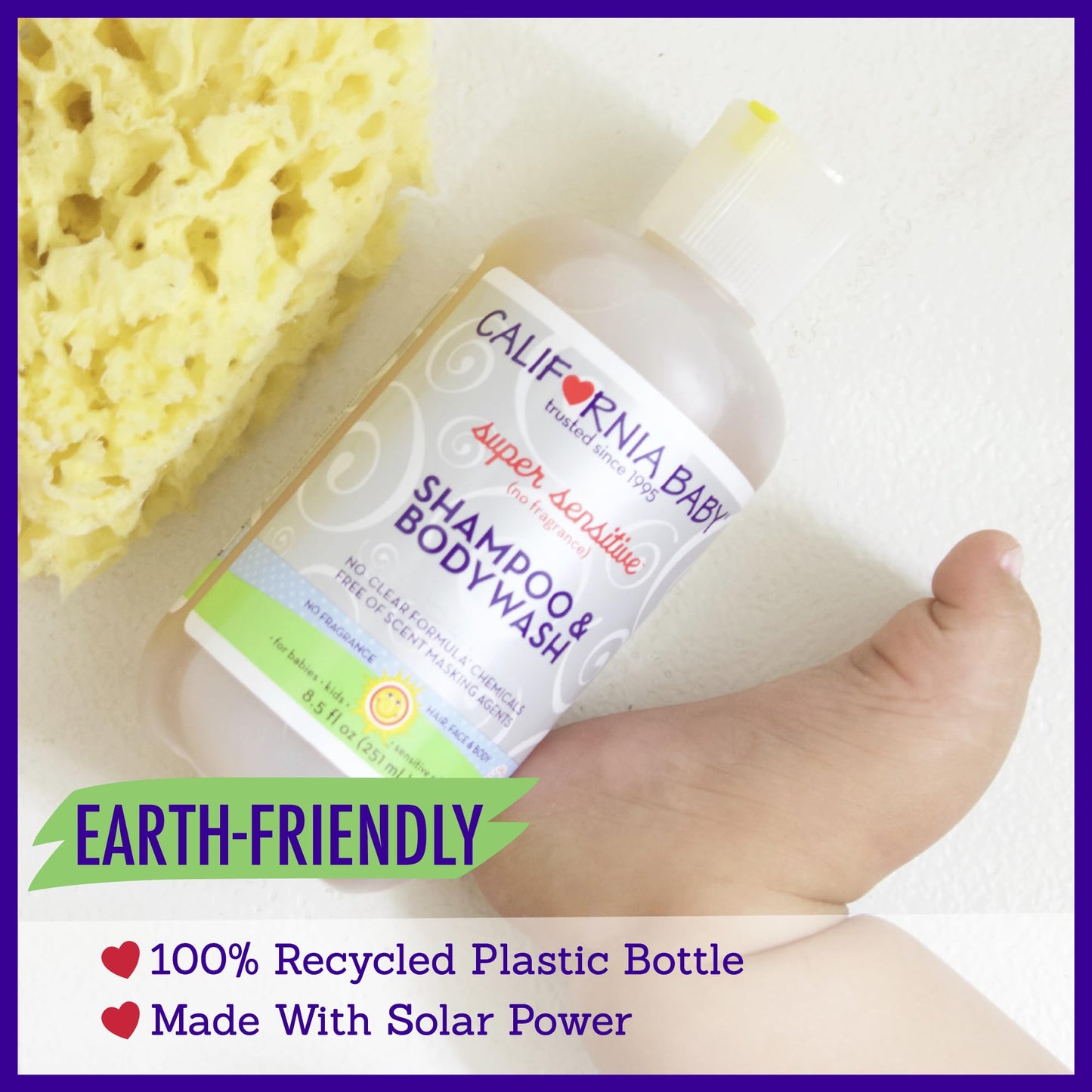 Sensitive Baby Shampoo and Body Wash Fragrance Free Care