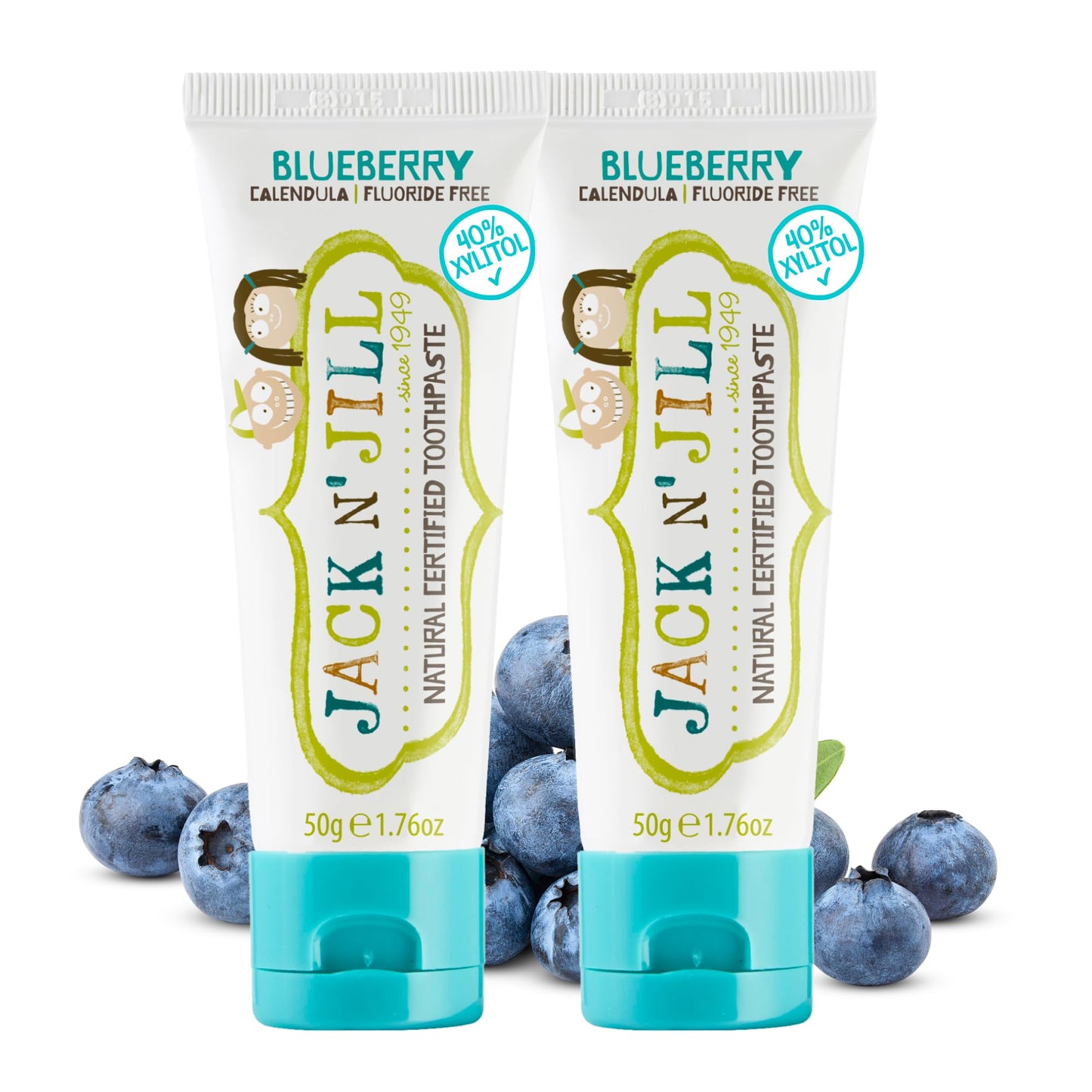 Kids Fluoride-Free Toothpaste Blueberry 1.76oz