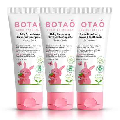 Baby Fluoride-Free Toothpaste Strawberry Flavor