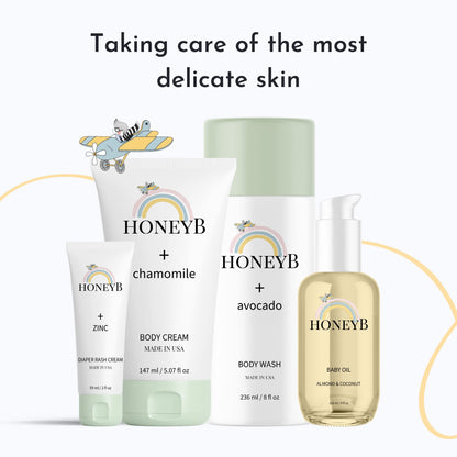 Soothing Baby Oil with Coconut Almond for Gentle Hydration