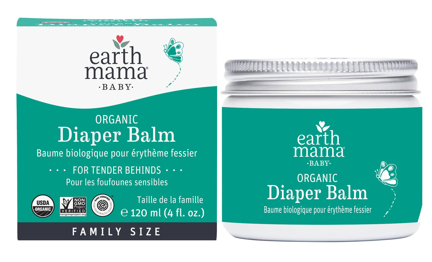 Organic Baby Diaper Balm for Sensitive Skin Gentle Care