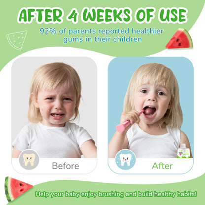 Baby Fluoride-Free Toothpaste Watermelon 2-Pack