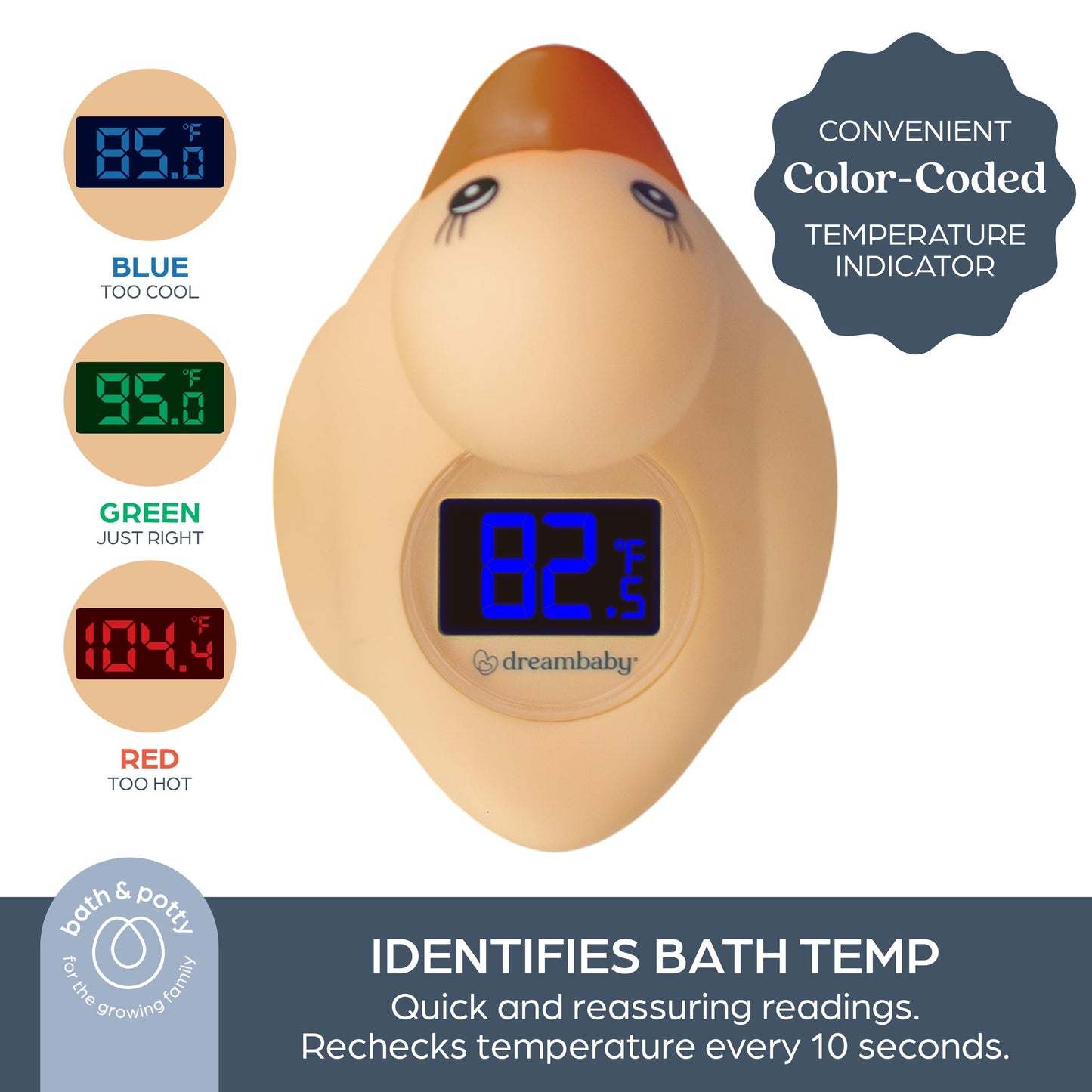 Dreambaby USB Rechargeable Baby Bath Thermometer
