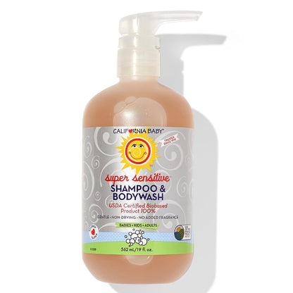 Sensitive Baby Shampoo and Body Wash Fragrance Free Care