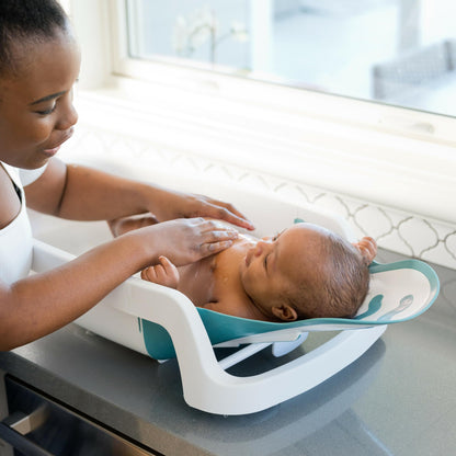 4-in-1 Baby Bathtub with Reclining Seat Adjustable Design