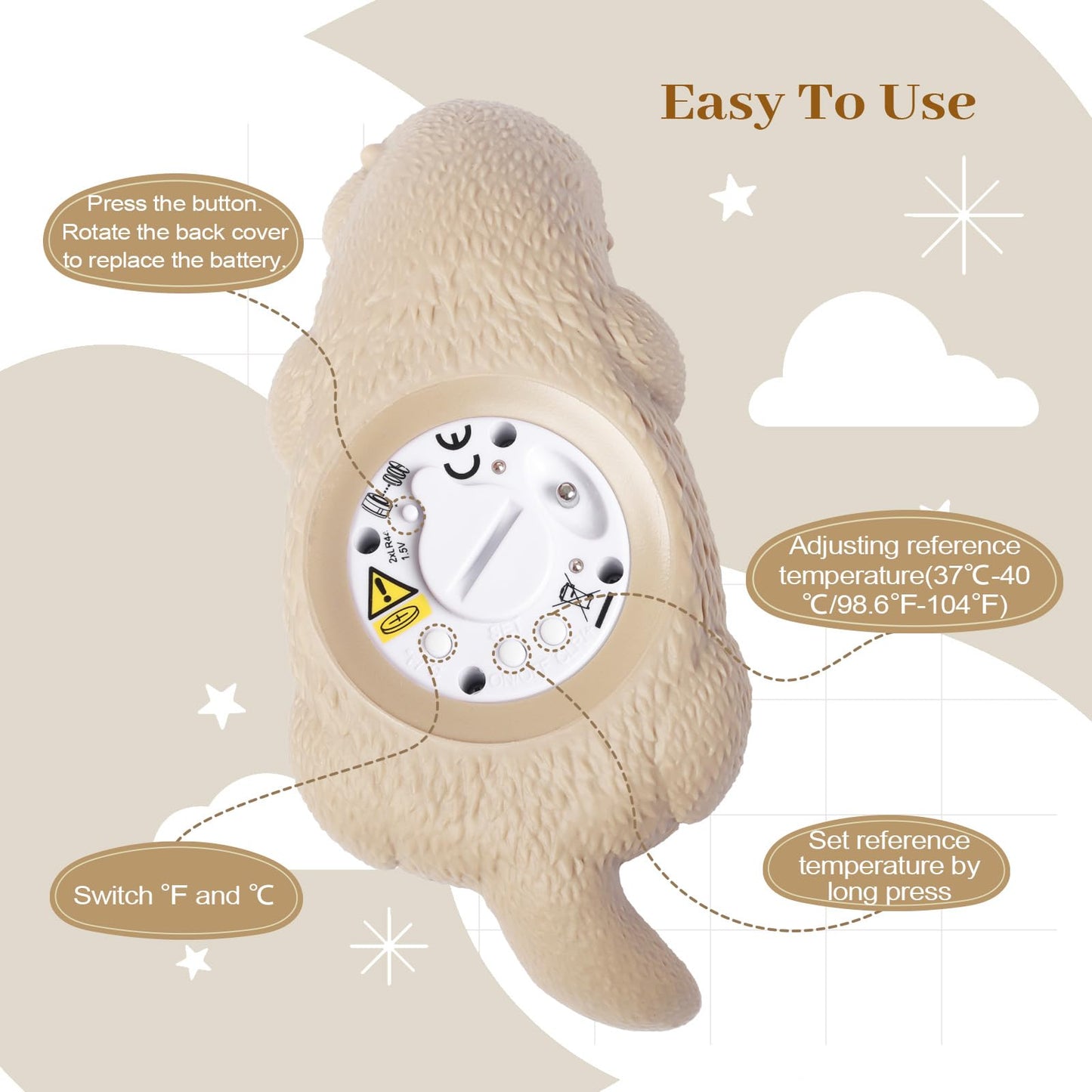 Digital Baby Bath Thermometer Floating Toy Water Temperature