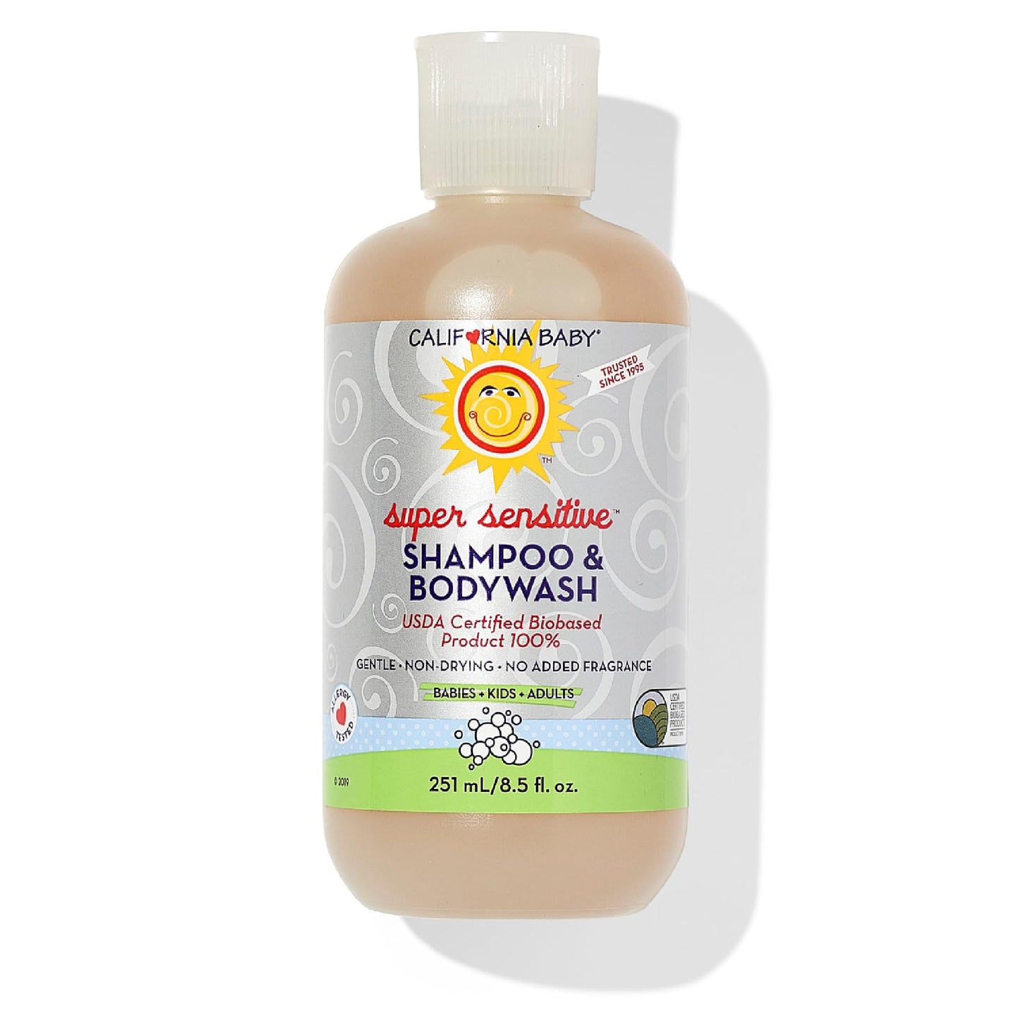 Sensitive Baby Shampoo and Body Wash Fragrance Free Care