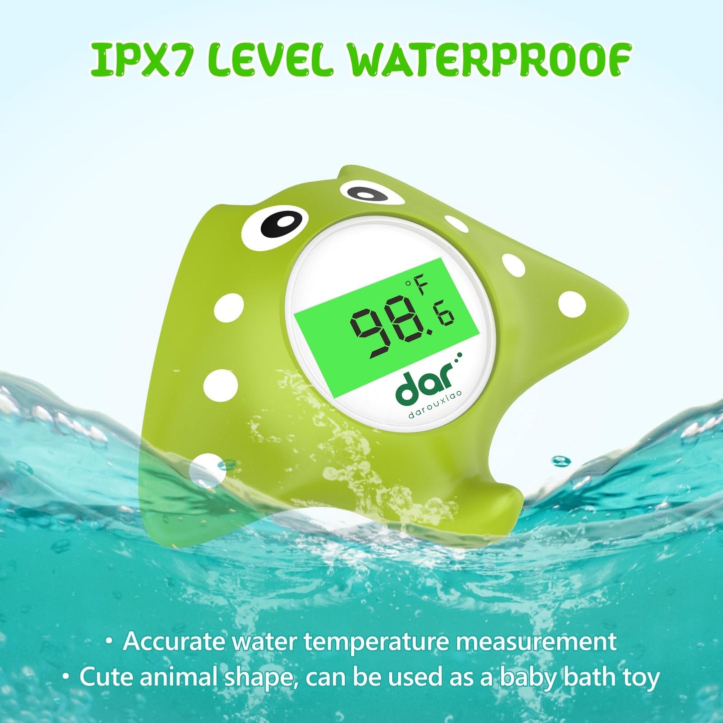 Digital Baby Bath Thermometer with Color Alert Floating Toy