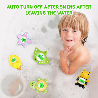 Digital Baby Bath Thermometer with Color Alert Floating Toy