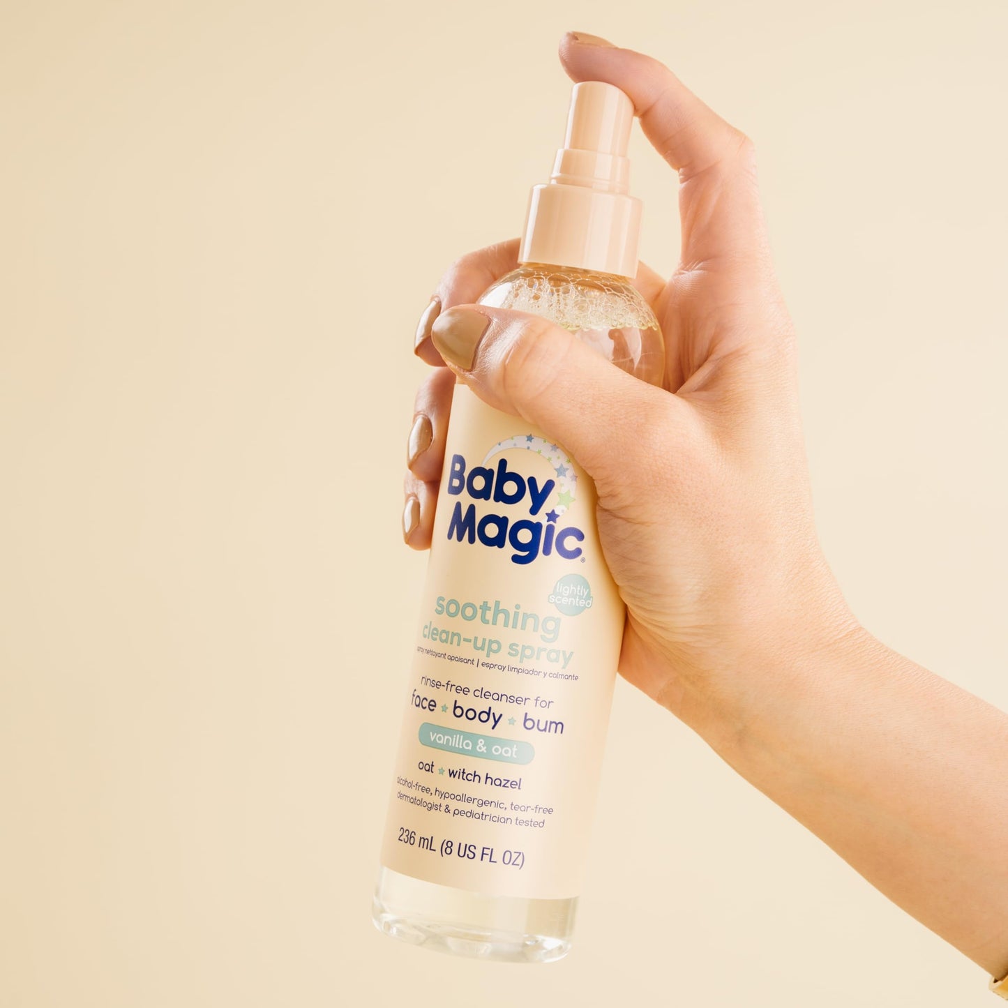 Baby Clean Up Spray with Vanilla Oat Gentle Care