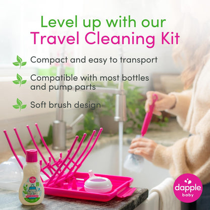 Dapple Baby Bottle Soap, Hypoallergenic Dish Soap for Baby Bottles