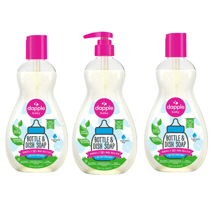 Dapple Baby Bottle Soap, Hypoallergenic Dish Soap for Baby Bottles