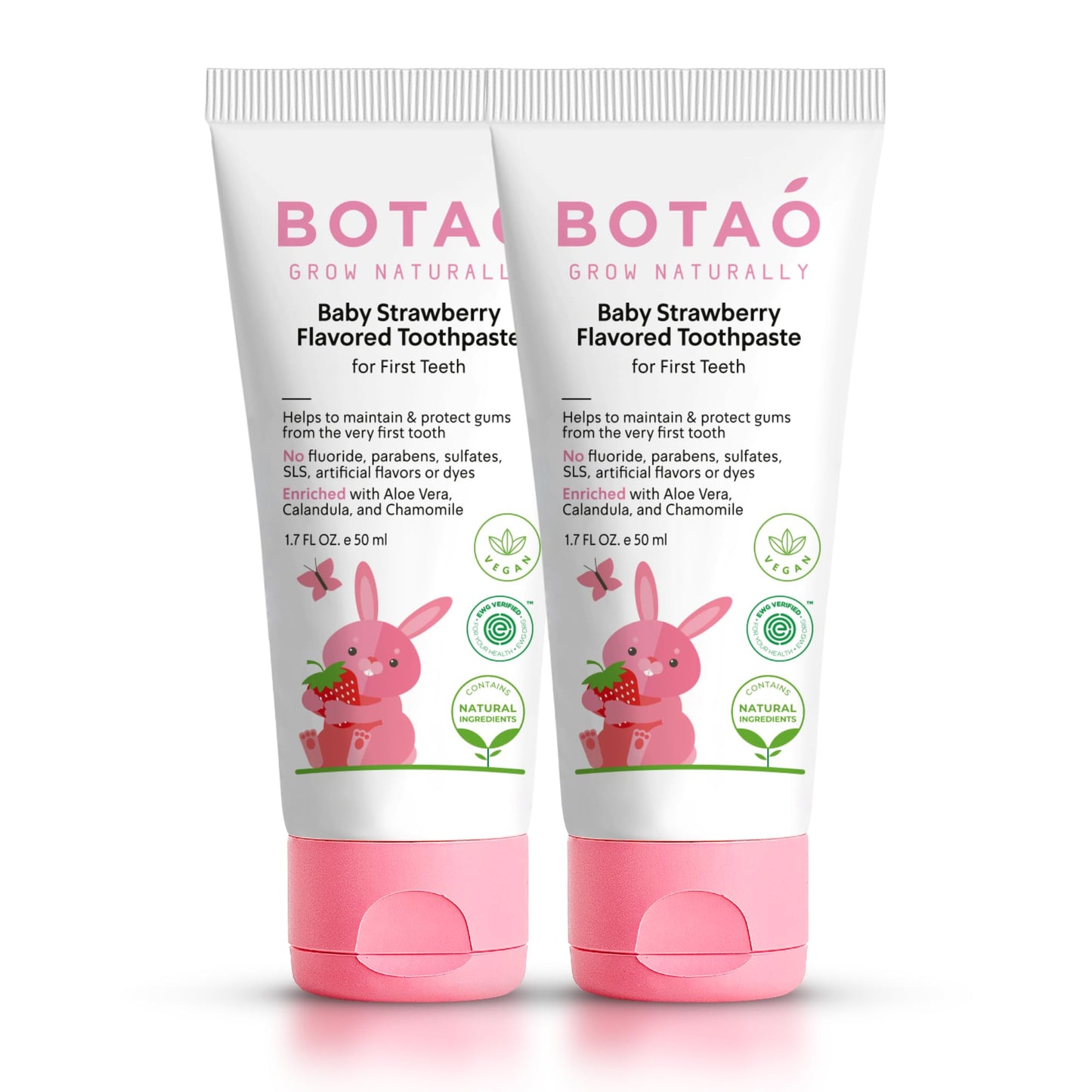 Baby Fluoride-Free Toothpaste Strawberry Flavor