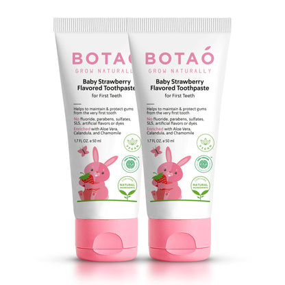 Baby Fluoride-Free Toothpaste Strawberry Flavor