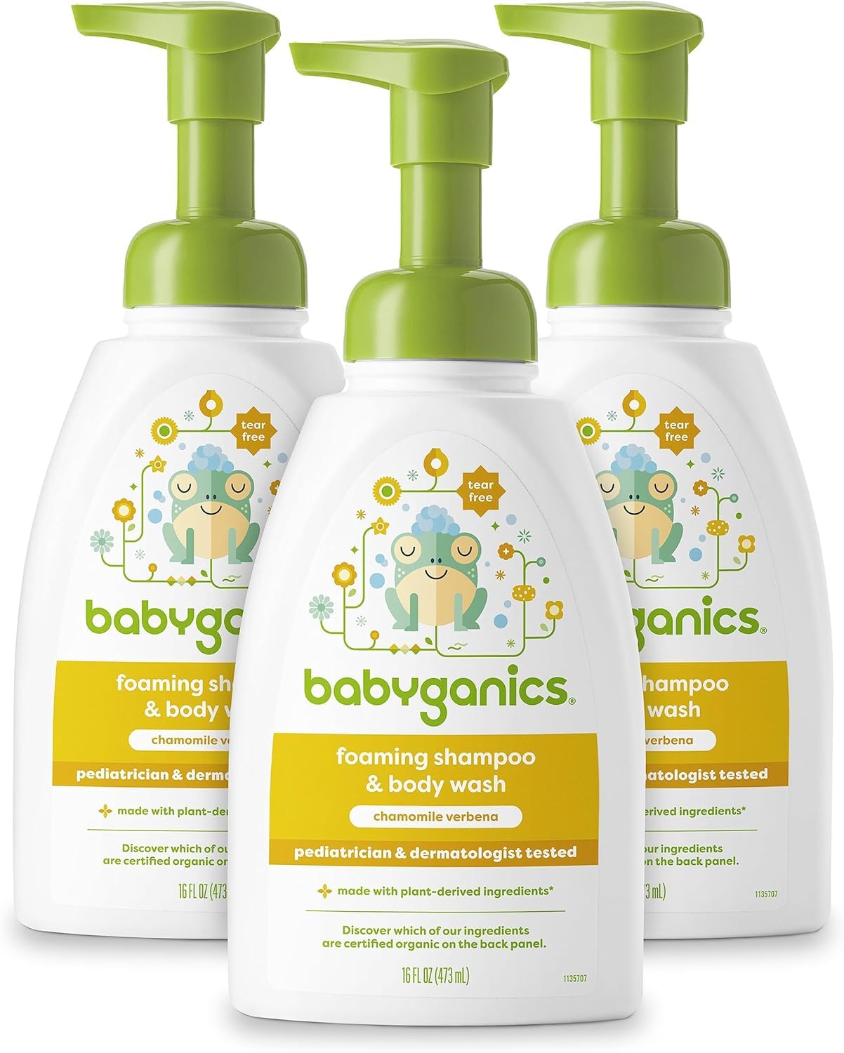Foaming Baby Wash with Seed Oil Blend Gentle Clean Care