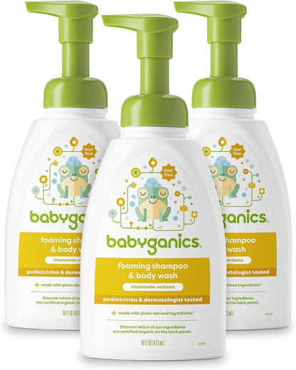 Foaming Baby Wash with Seed Oil Blend Gentle Clean Care