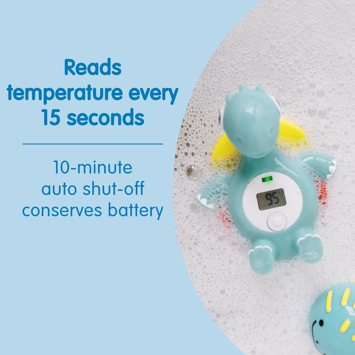 Dr. Brown's CleanUp Temposaurus Floating Bath Thermometer