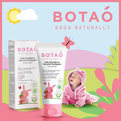 Baby Fluoride-Free Toothpaste Strawberry Flavor