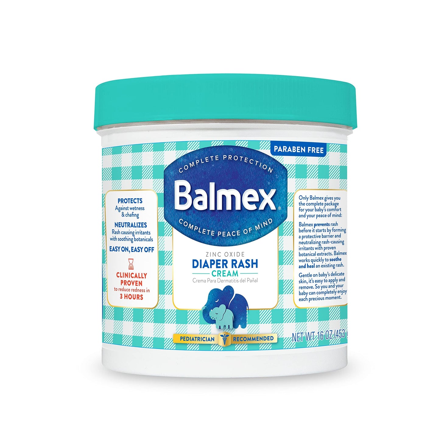 Baby Diaper Rash Cream with Zinc Oxide Daily Protection