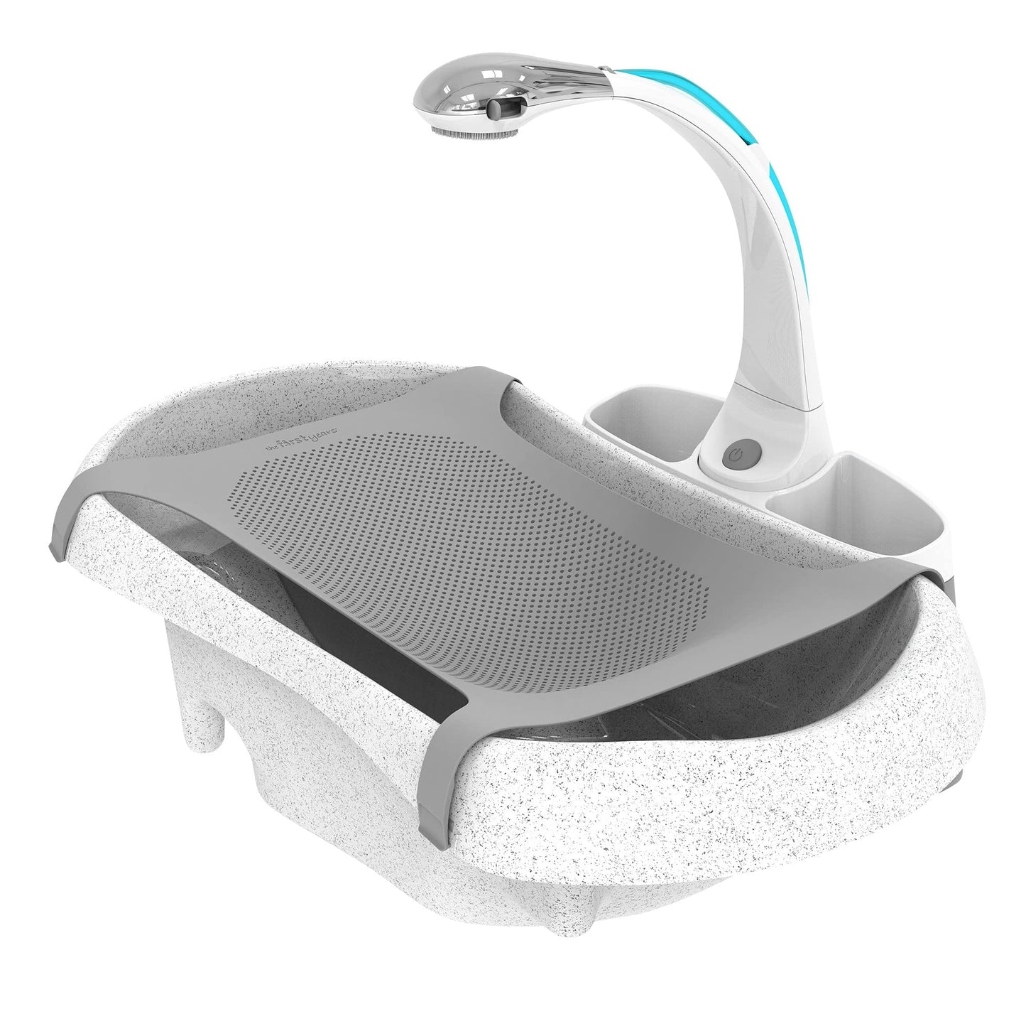 Baby Bathtub with Rain Shower Spray Newborn to Toddler