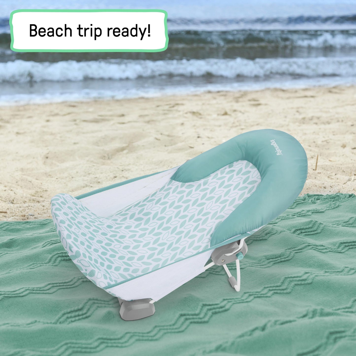 Foldaway Baby Bath Seat with Adjustable Support Sling