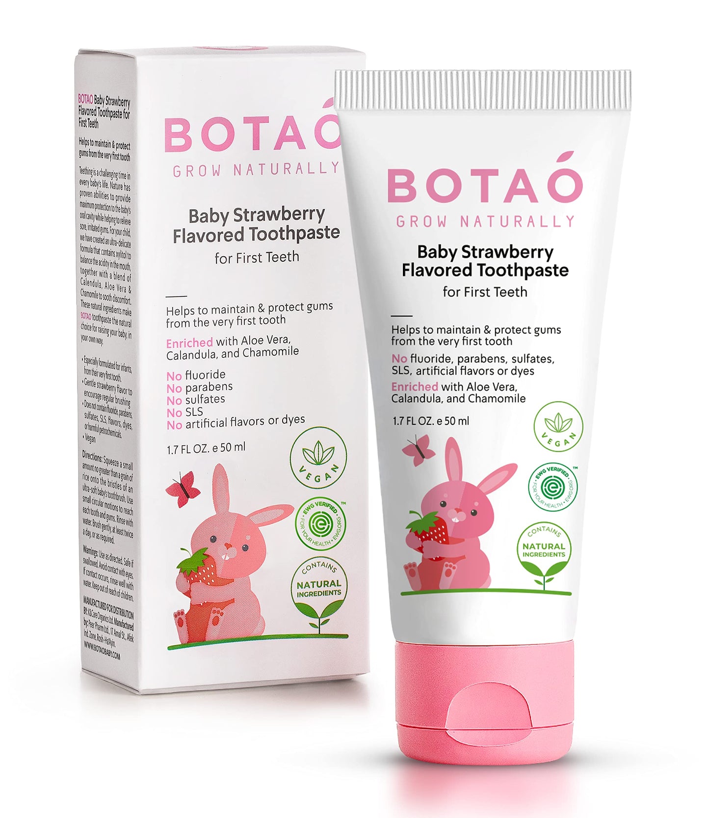 Baby Fluoride-Free Toothpaste Strawberry Flavor