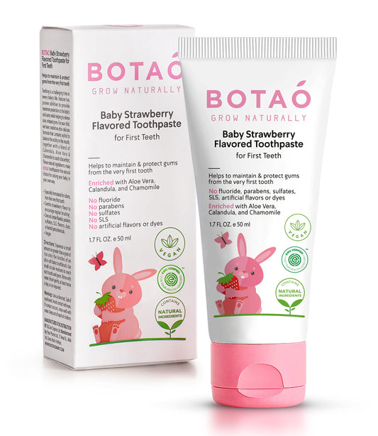 Baby Fluoride-Free Toothpaste Strawberry Flavor