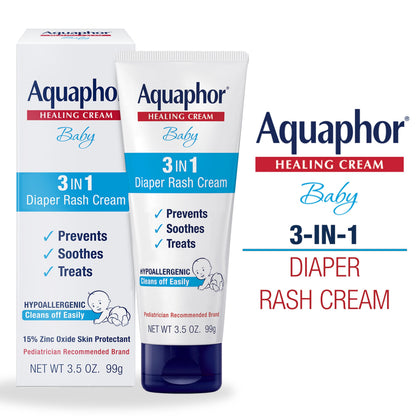 Baby Diaper Rash Cream 3-in-1 Relief Daily Skin Protection