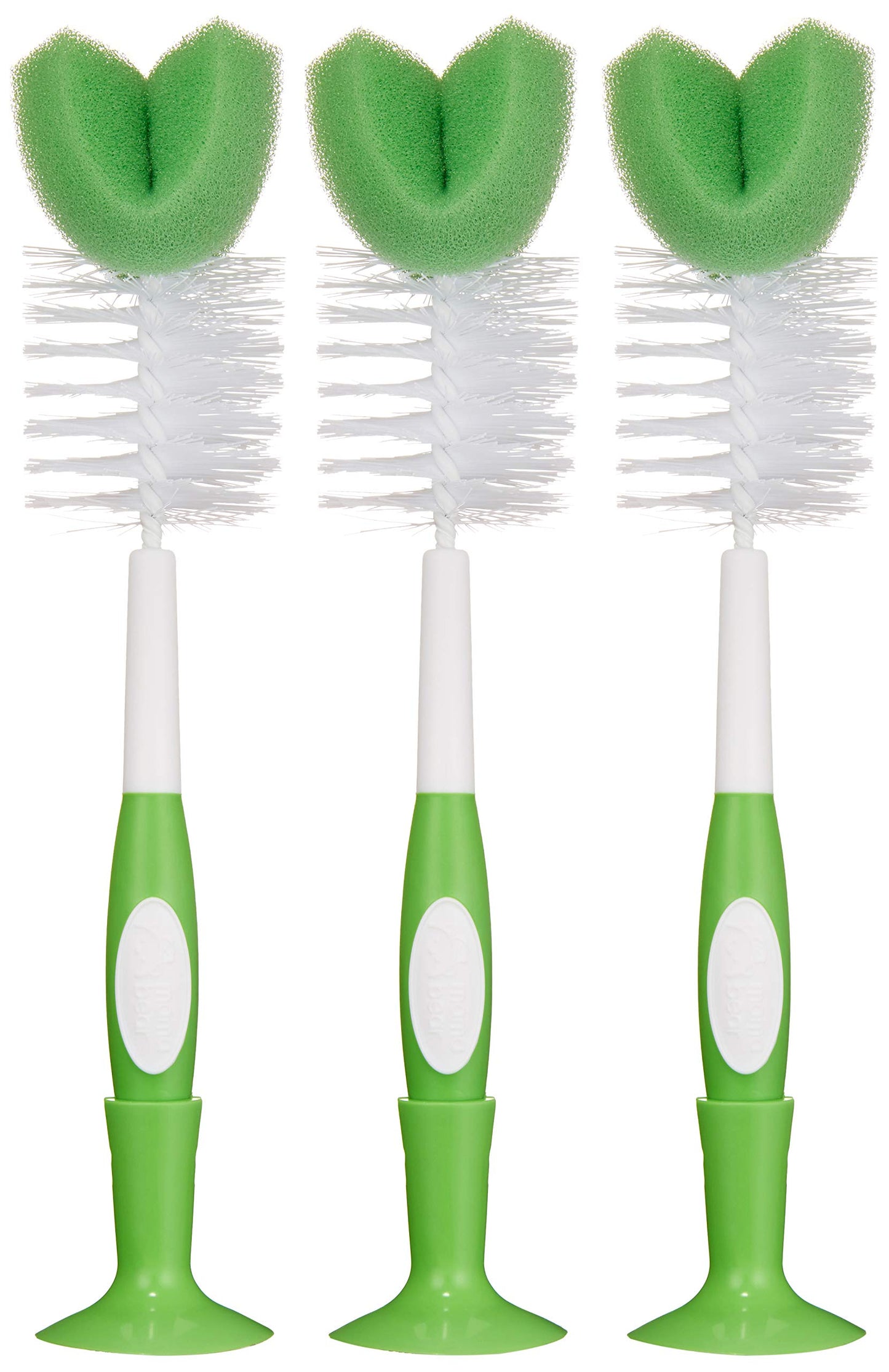 Baby Bottle Brush Set 3 Pack for Daily Cleaning Care