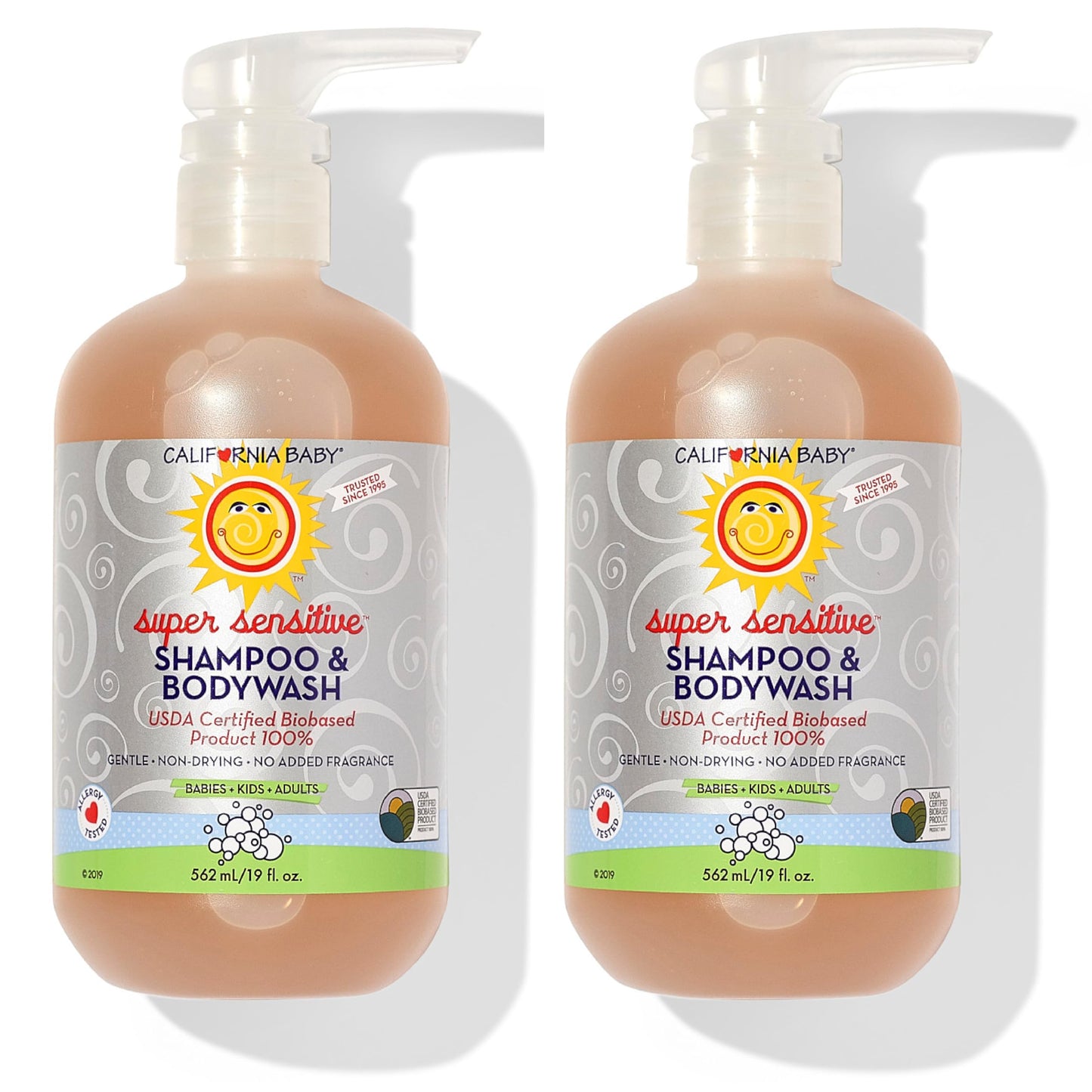 Sensitive Baby Shampoo and Body Wash Fragrance Free Care