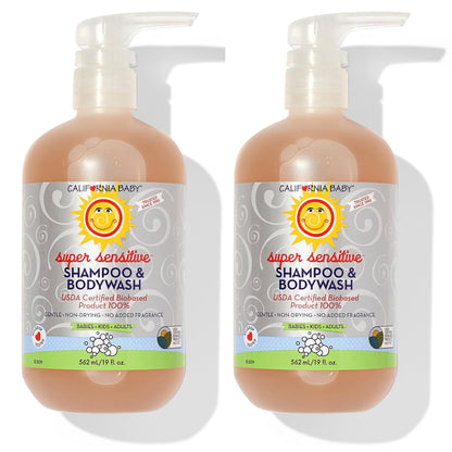 Sensitive Baby Shampoo and Body Wash Fragrance Free Care