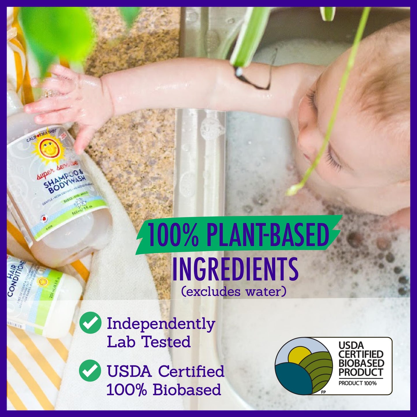 Sensitive Baby Shampoo and Body Wash Fragrance Free Care