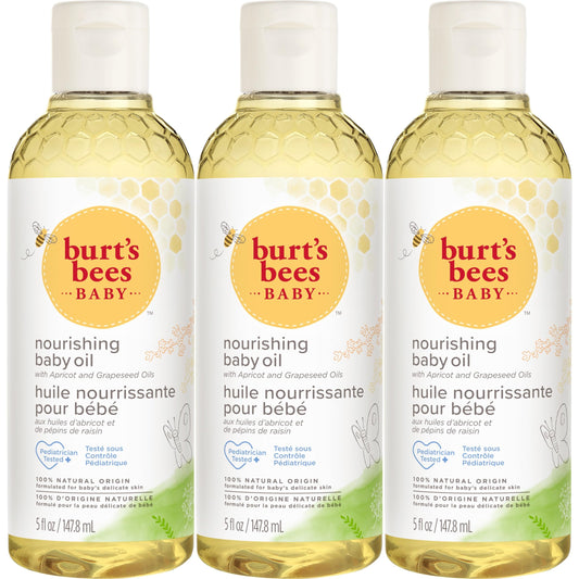Baby Nourishing Oil Natural Skin Care 5oz 3-Pack