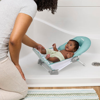Foldaway Baby Bath Seat with Adjustable Support Sling