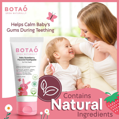Baby Fluoride-Free Toothpaste Strawberry Flavor